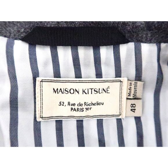 MAISON KITSUNE PARIS Virgin Wool Blazer Sport Coat Jacket Farfetch 48 M $965 - Picture 5 of 14